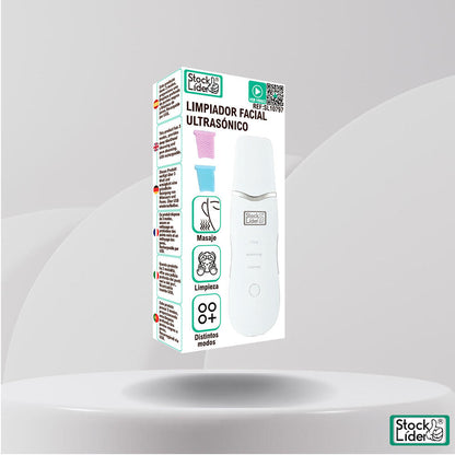 Limpiador facial ultrasónico.Limpieza facial profunda y efecto lifting desde casa.