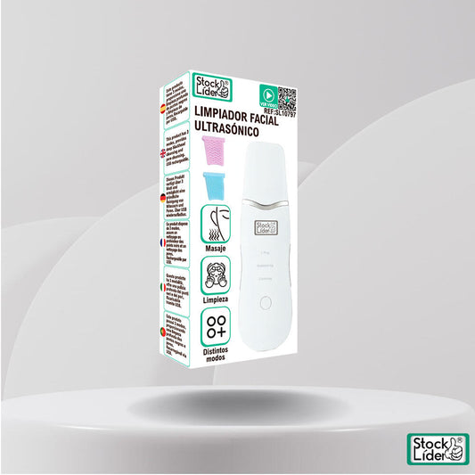 Limpiador facial ultrasónico.Limpieza facial profunda y efecto lifting desde casa.