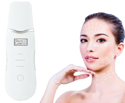 Limpiador facial ultrasónico.Limpieza facial profunda y efecto lifting desde casa.