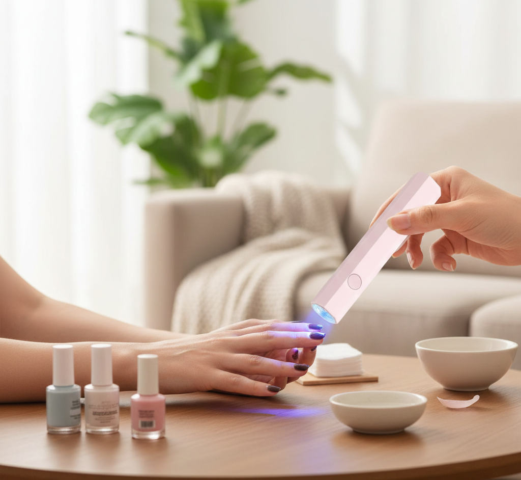 Secador de Uñas UV Inalámbrico – Secado Rápido en Segundos.